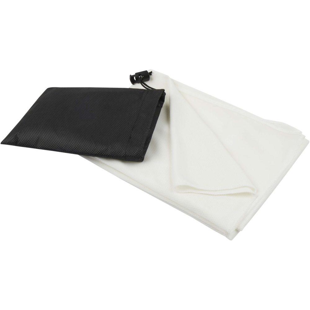 Logo trade promotional gifts picture of: Lucas RPET sport towel 50x100 cm