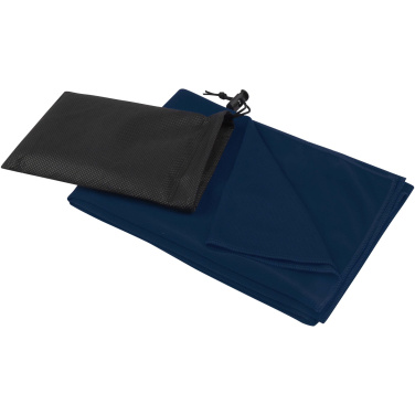 Logo trade promotional gifts picture of: Lucas RPET sport towel 50x100 cm