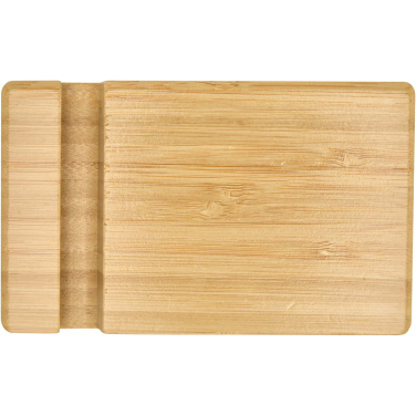 Logo trade promotional gifts image of: Bubup bamboo 2-angled tablet and phone stand