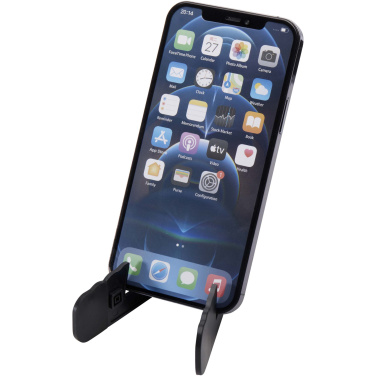 Logo trade corporate gifts picture of: Buna recycled plastic foldable tablet and phone stand