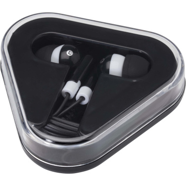 Logo trade promotional gifts image of: Rebel earbuds with recycled plastic storage box