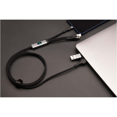 Logotrade promotional items photo of: SCX.design C53 100W 5-in-1 rPET ultra fast charging cable