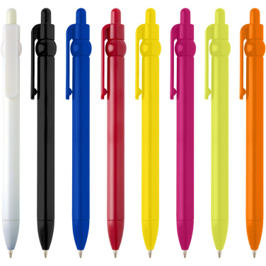 Logo trade promotional giveaway photo of: Fidget recycled plastic ballpoint pen (black ink)