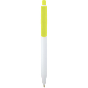 Logo trade corporate gifts image of: Unica recycled plastic ballpoint pen (blue ink)