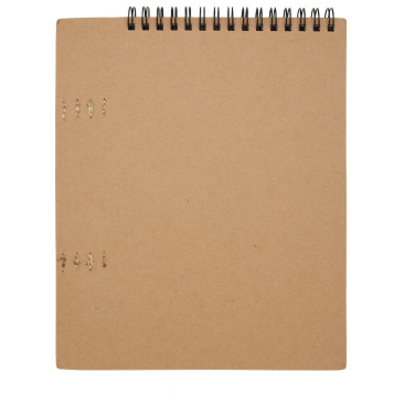 Logo trade promotional items picture of: Doodle A5 spiral soft cover notebook and crayon set