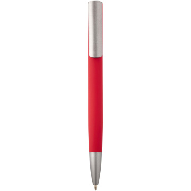 Logotrade promotional item image of: Ziggur aluminium ballpoint pen (blue ink)