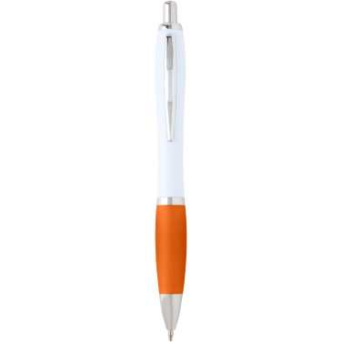 Logotrade business gift image of: Nash recycled plastic ballpoint pen (black ink)