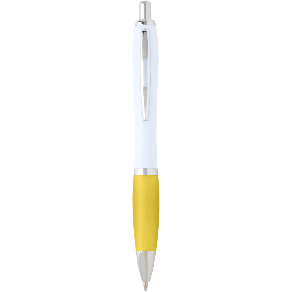 Logo trade promotional items picture of: Nash recycled plastic ballpoint pen (blue ink)