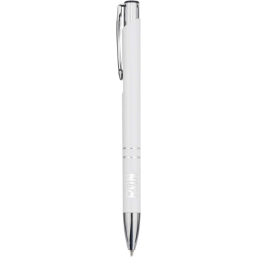 Logotrade promotional item image of: Moneta recycled aluminium ballpoint pen (blue ink)