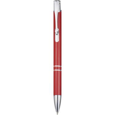 Logo trade corporate gift photo of: Moneta recycled aluminium ballpoint pen (blue ink)