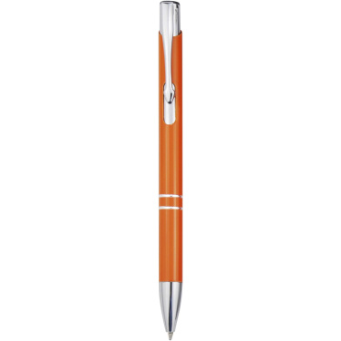 Logotrade promotional item image of: Moneta recycled aluminium ballpoint pen (blue ink)