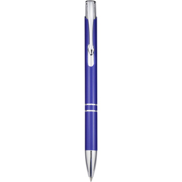 Logo trade corporate gifts image of: Moneta recycled aluminium ballpoint pen (blue ink)