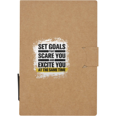Logotrade promotional merchandise picture of: Swift sticky notes booklet with ballpoint pen (black ink)