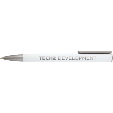 Logo trade promotional product photo of: Ziguur recycled aluminium ballpoint pen (black ink)