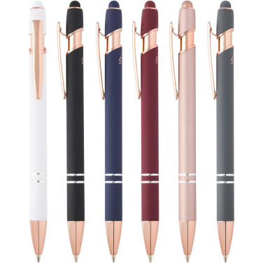 Logotrade business gifts photo of: Nanna ballpoint pen with rose gold finish (black ink)
