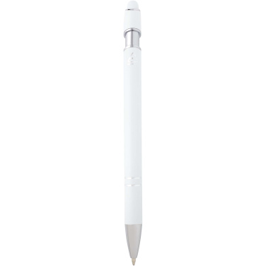 Logotrade promotional product picture of: Kish ballpoint pen with silver finish (black ink)
