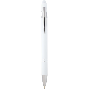Logo trade promotional merchandise photo of: Kish ballpoint pen with silver finish (black ink)
