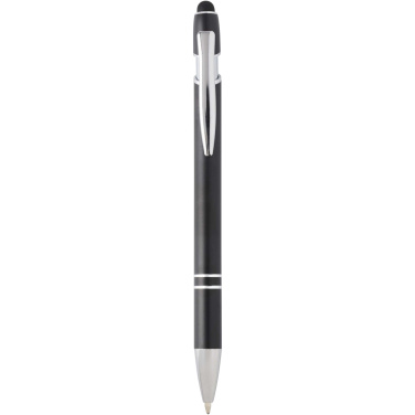 Logotrade promotional gift image of: Kish ballpoint pen with silver finish (black ink)