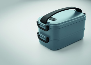 Logo trade promotional gifts picture of: Lunch box in recycled PP