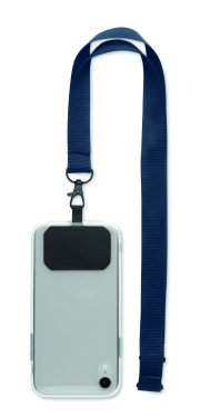 Logo trade promotional giveaways image of: Phone holder lanyard