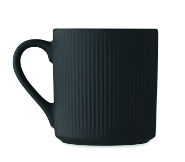Logo trade corporate gifts image of: Ribbed ceramic mug mat 340 ml