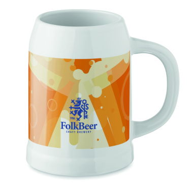 Logo trade corporate gifts picture of: Sublimation beer mug 500 ml