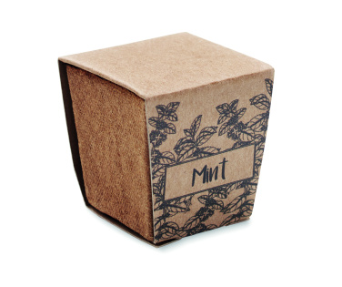 Logo trade promotional merchandise picture of: Mint seeds growing kit