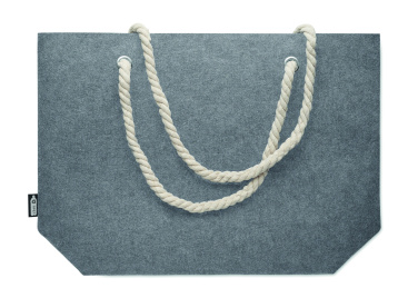 Logo trade business gift photo of: RPET felt beach bag