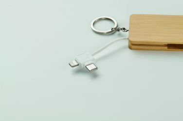 Logotrade promotional giveaway image of: Key ring charging cable