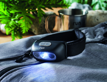 Logo trade promotional product photo of: Rechargeable LED head torch