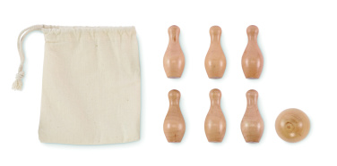 Logo trade promotional products picture of: Mini pine wood bowling set