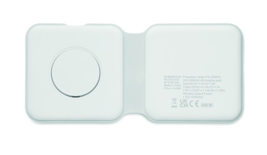 Logo trade promotional item photo of: 2 in 1 foldable charger 15W