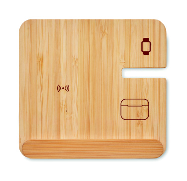 Logo trade promotional products picture of: 3 in 1 15W wireless charger