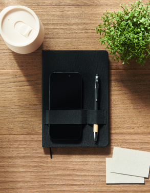 Logotrade promotional products photo of: A5 RPET notebook with pen