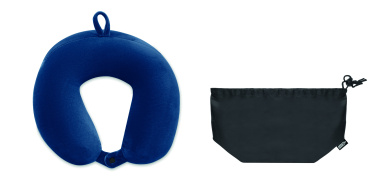 Logo trade promotional gifts image of: Travel pillow in foam