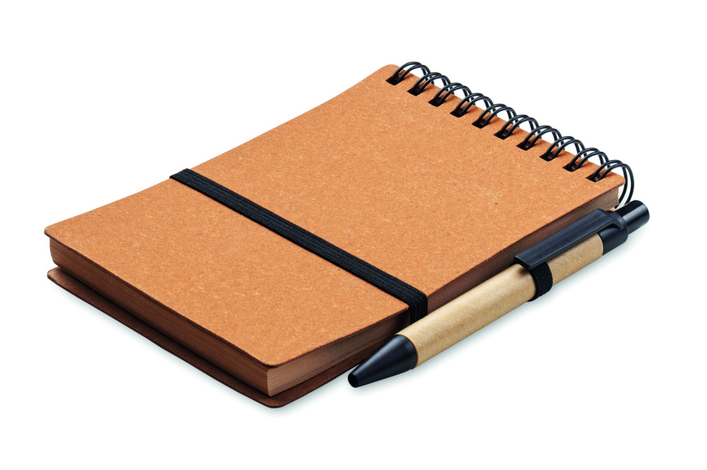 Logotrade advertising product picture of: Recycled notebook with ball pen