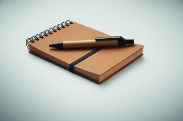 Logotrade advertising product picture of: Recycled notebook with ball pen