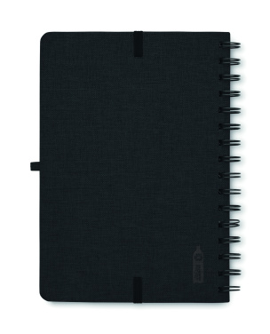 Logo trade promotional gifts image of: A5 notebook with phone holder