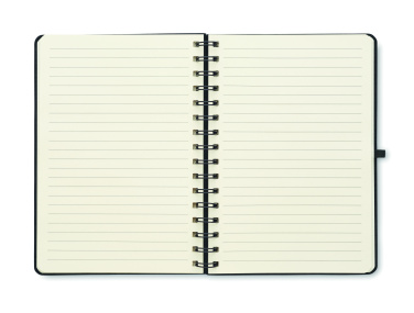 Logo trade promotional products picture of: A5 notebook with phone holder