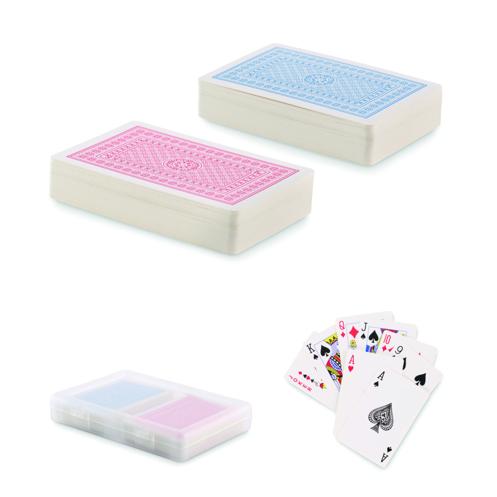 Logotrade promotional giveaway picture of: Set of classic playing cards