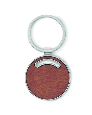 Logo trade promotional items image of: Round shape key ring