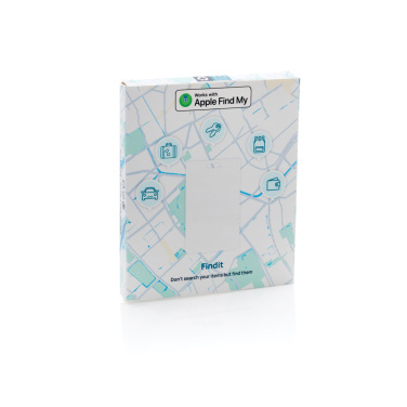 Logo trade promotional gift photo of: Findcard RCS recycled plastic item finder card