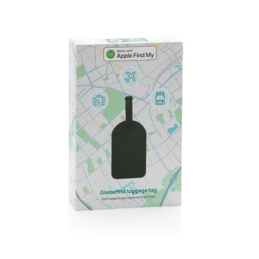 Logotrade promotional item image of: Globetrack RCSrPolyester luggage tag with worldwide locating