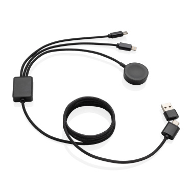 Logotrade promotional giveaway image of: Terra RCS rPET 6-in-1 charging cable with watch charger