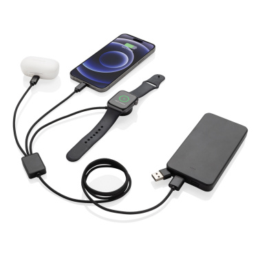 Logotrade advertising products photo of: Terra RCS rPET 6-in-1 charging cable with watch charger