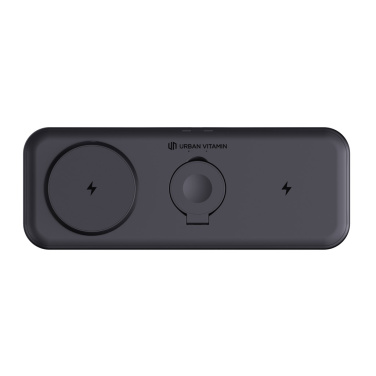 Logotrade promotional merchandise picture of: Urban Vitamin Torrance 3 in 1 magnetic 15W charger