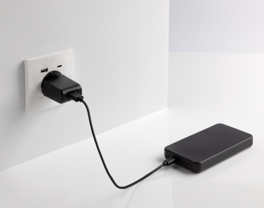 Logo trade promotional products image of: Boostcore RCS recycled plastic powerbank 10.000mAh USB C