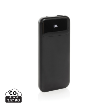 Logo trade promotional merchandise photo of: Turbopack RCS rplastic powerbank 10.000 integrated cables