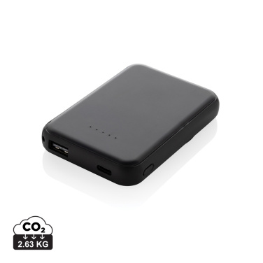 Logotrade promotional product picture of: Stellar RCS recycled plastic 5000 mah 5W magnetic powerbank