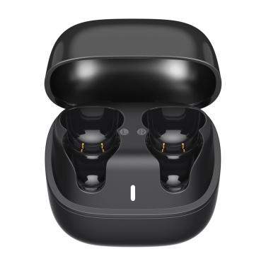 Logo trade promotional giveaway photo of: Urban Vitamin Long Beach ENC rplastic wireless earbuds